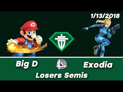 Emerald City 6 - Big D (Mario) Vs. Exodia (Zero Suit Samus) - Losers Semis