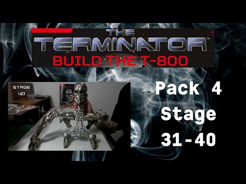 Agora Models & Hachette Bau den Terminator T-800 Pack 4 - Stage 31-40!