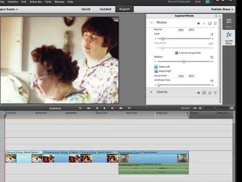 Basic Keyframing in Premiere Elements 12