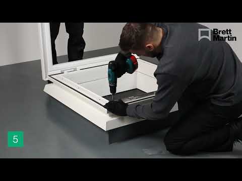 TB189 Powered Opening Dome on builder’s upstand   Mardome Trade installation guide