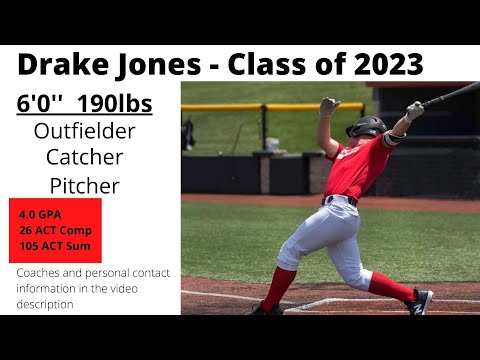 Drake Jones Class of 2023 Baseball Uncommitted