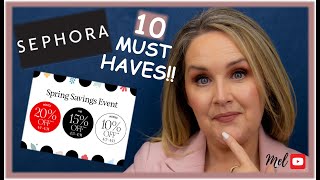 10 SEPHORA VIB SALE RECOMMENDATIONS - Spring 2022 | What's On My WISHLIST? Mature Skin Friendly!  💄