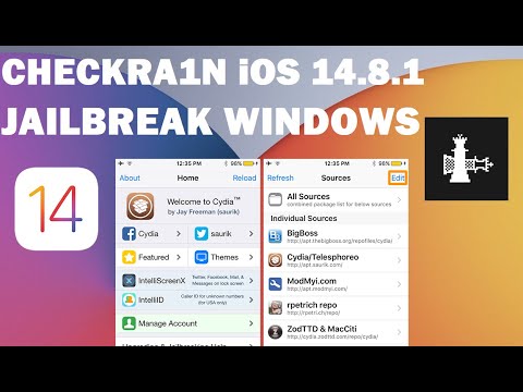 ✅JAILBREAK iOS 14.8.1 CHECKRA1N TUTORIAL WINDOWS