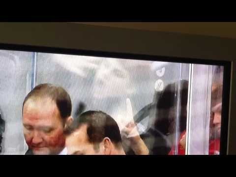 Behind The Bench at a Devils Game