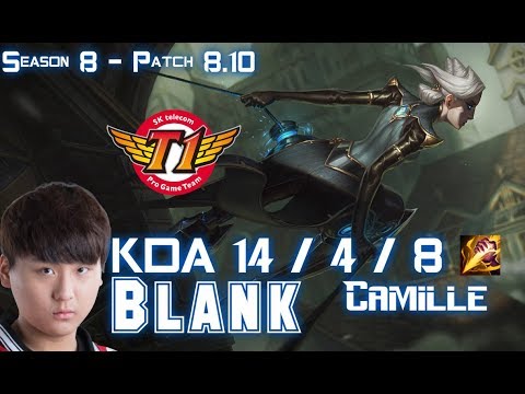 SKT T1 Blank CAMILLE vs GRAVES Jungle - Patch 8.10 KR Ranked