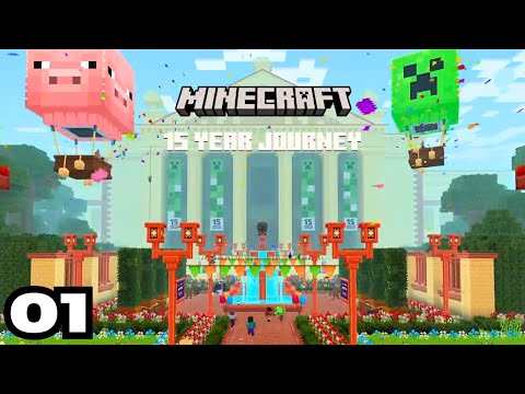 Minecraft 15 year Anniversary Map Walkthrough | Episode 1
