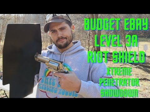 Ebay 3A Riot Shield vs Xtreme Defenders 22lr through 4570