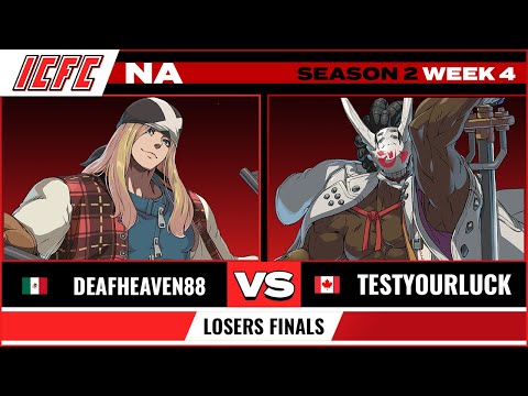 Deafheaven88 (Axl) vs TestYourLuck (Nagoriyuki) Losers Finals - ICFC NA GGST Season 2 Week 4