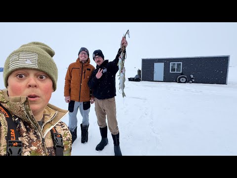 3 Days Early Ice Camping on Red Lake | Shrimp Tortellini & Walleyes