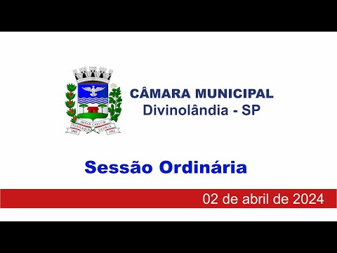 Transmissão ao vivo de Câmara Municipal de Divinolândia 5ª Sessão Ordinária 02/04/2024