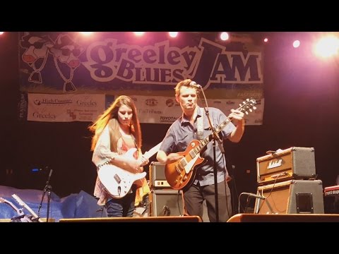 Grace Kuch at Greeley Blues Jam with the North Mississippi Allstars