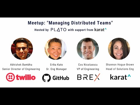 Managing Distributed Engineering Teams