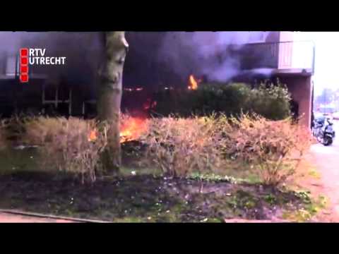 Brandweerman komt goed weg na ontploffing gasfles