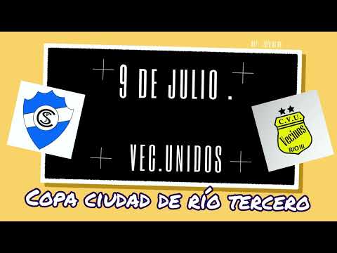 🤙TORNEO CIUDAD DE RÍO TERCERO+9 DE JULIO vs VECINOS UNIDOS / 1º DIV. /febrero 2023