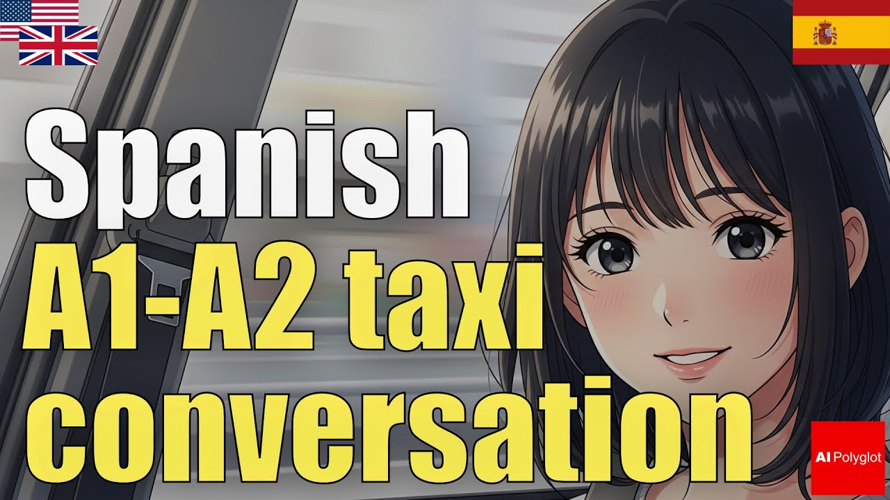 Spanish A1-A2 Taxi Conversation | Natural Listening | Must-Know