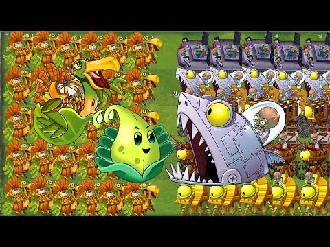 100% Best Turkey-pult Plant LEVEL 1000 vs All Final Boss - Plants vs Zombies 2 Mod