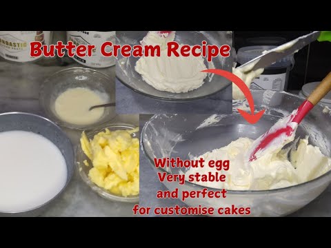 BEST BUTTER CREAM RECIPE FOR CUSTOMISE CAKES @TheTasteExperienceOfficial