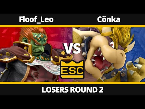 ESC 25 Losers Round 2 - Floof_Leo (Ganondorf) Vs. Cönka (Bowser) - SSBU Local Tournament