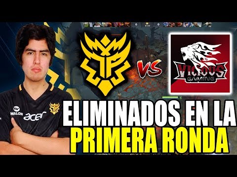 THUNDER vs VICIOUS GAMING - ELIMINADOS EN LA PRIMERA RONDA!! - MDL CHENGDU MAJOR