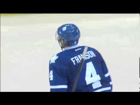 Franson 2-0 Goal - Maple Leafs vs. Hurricanes - Mar/28/2013
