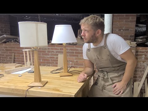 DIY Wood Table Lamp
