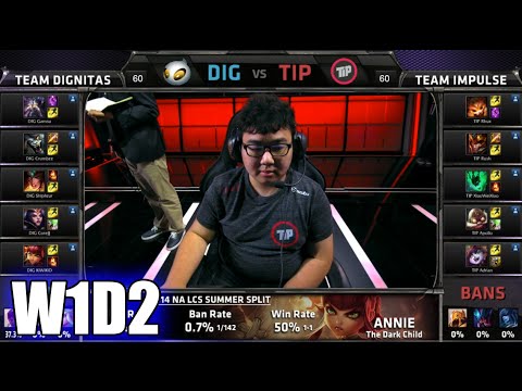 Dignitas vs Team Impulse | S5 NA LCS Spring 2015 Week 1 Day 2 | DIG vs TIP W1D2G1 VOD 60FPS