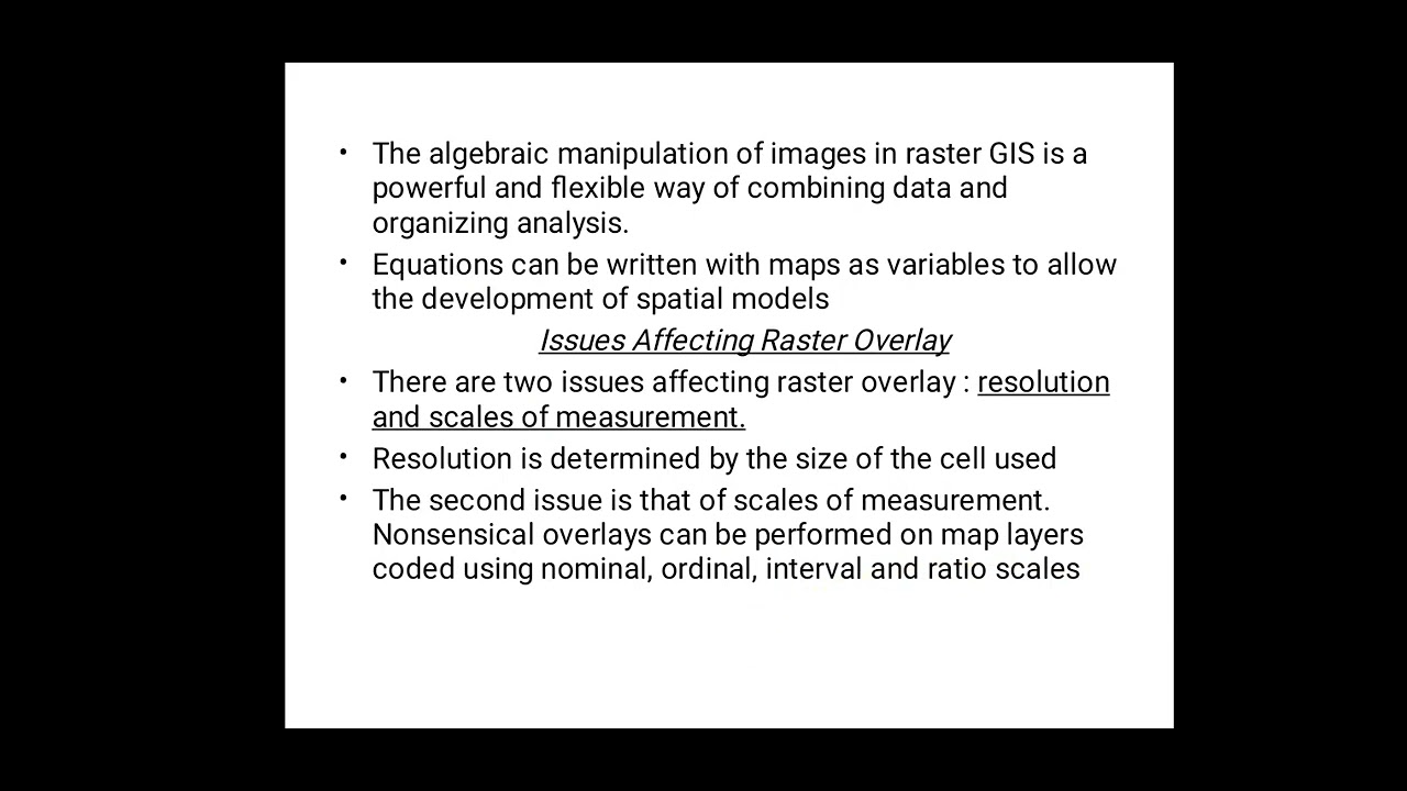 Raster Overlay in Gis