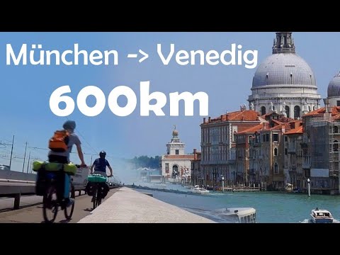 Mit dem Fahrrad über die Alpen | 600 km in 5 Tagen | München Venezia Radweg
