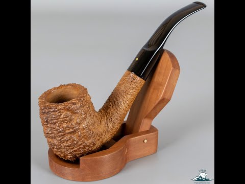 Unsmoked Handmade Savinelli Punto Oro Corallo Rusticated Bent (607 KS)