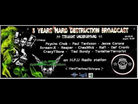 Scream-X - @ 3 Years Hard Destruction Broadcast, Straight Underground 2016-03-05