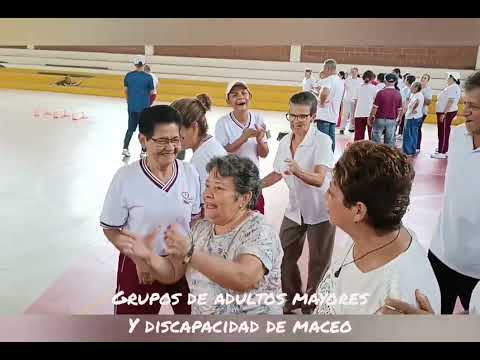 Proyectos adultos mayores y discapacidad mes de marzo en Maceo ANTIOQUIA.