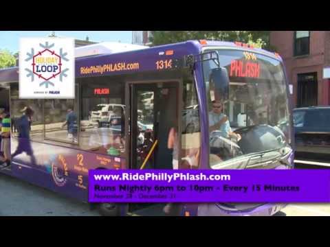 Ride the Philly Phlash Holiday Loop!