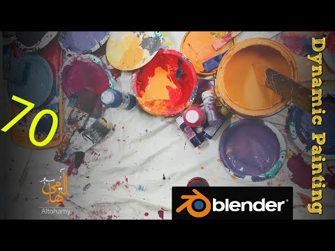 Blender Daily Tips and Tricks#70 | Dynamic Painting in blender (EN.)