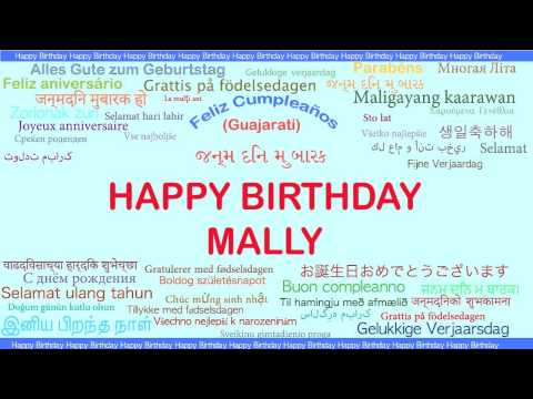 Mally   Languages Idiomas - Happy Birthday