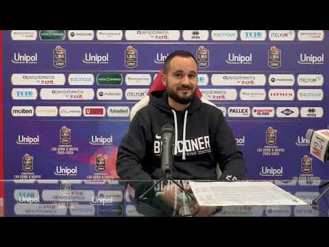 Openjobmetis Varese-Apu Old Wild West Udine 59-66, coach Vertemati's words at the press conference