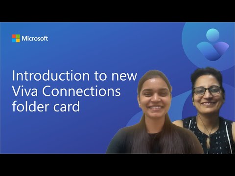 Introduction to new Viva Connections folder card