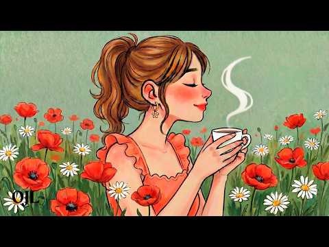 Spring Morning in Paris Café 🌸 French Vintage Jazz Paris Café