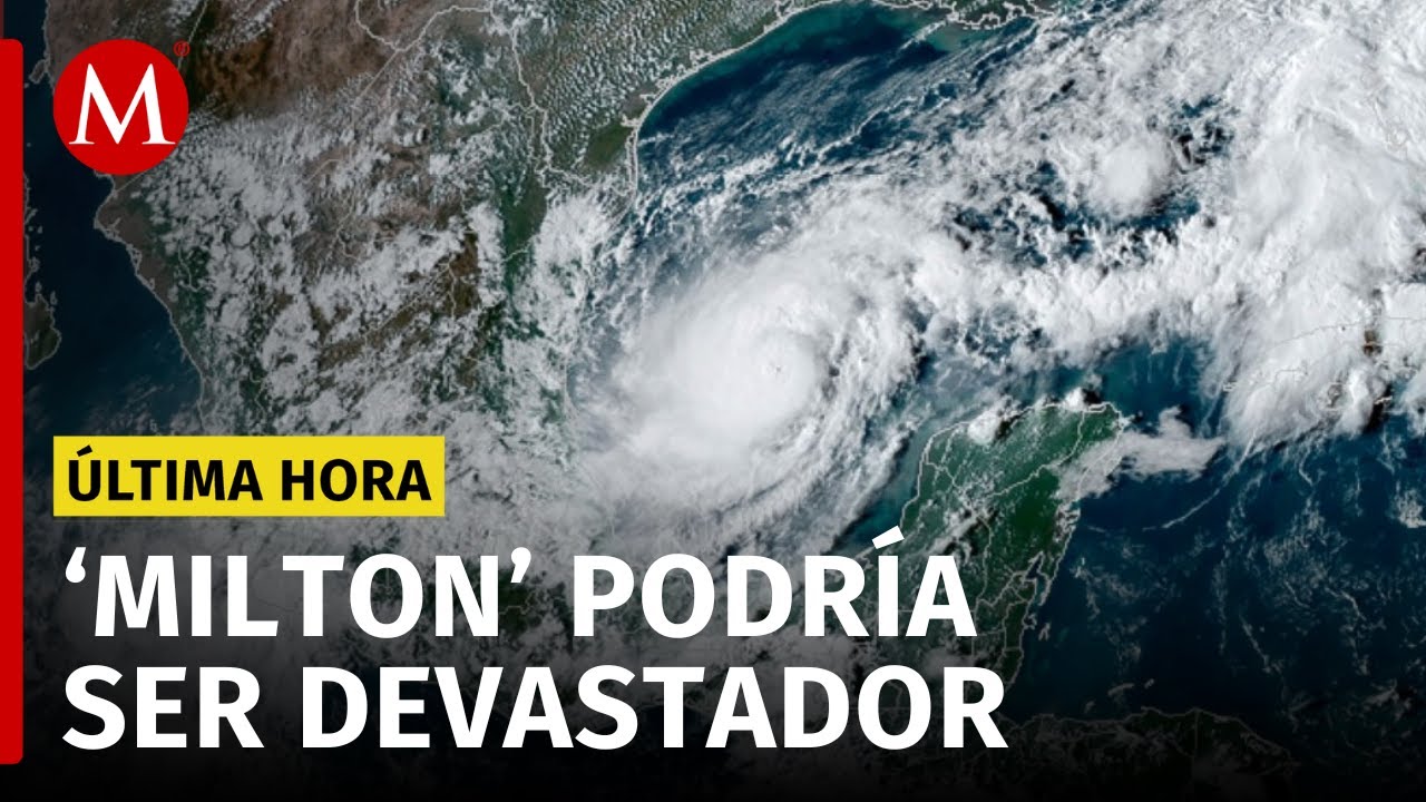 Huracán 'Milton' tocará tierra esta noche con categoría nivel 5