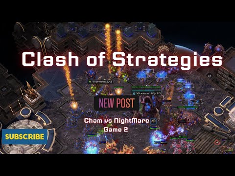 StarCraft 2: The Silent Gambit: Zerg vs Protoss Battle of Intrigue  Cham vs NightMare Game 2  Bo3