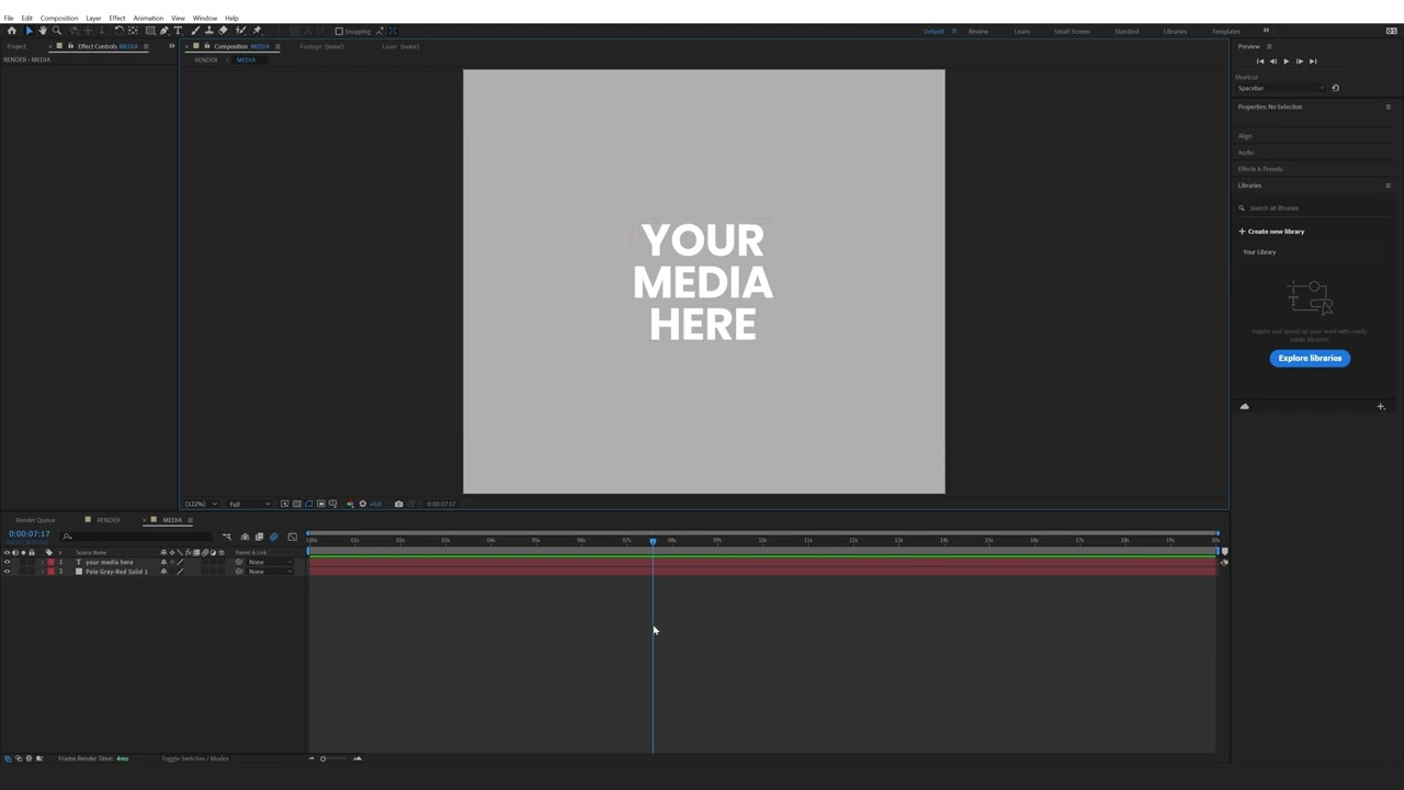 How to use and edit Story Format Templates in After Effects