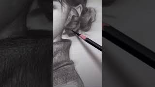 Download lagu CARA ARSIR RAMBUT PAKE PENSIL ‼️ #serunyabelajar #viral #sketchbook #senilukis #design #sketsa mp3