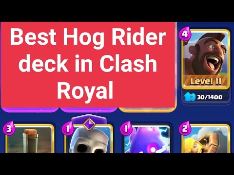 Best Hog Rider deck for trophy Pushing #clashroyale #hog rider #firecracker