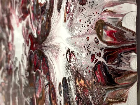 #9- BIG FLOWER - Dutch pour style with Bloom technique recipe #Sheleeart