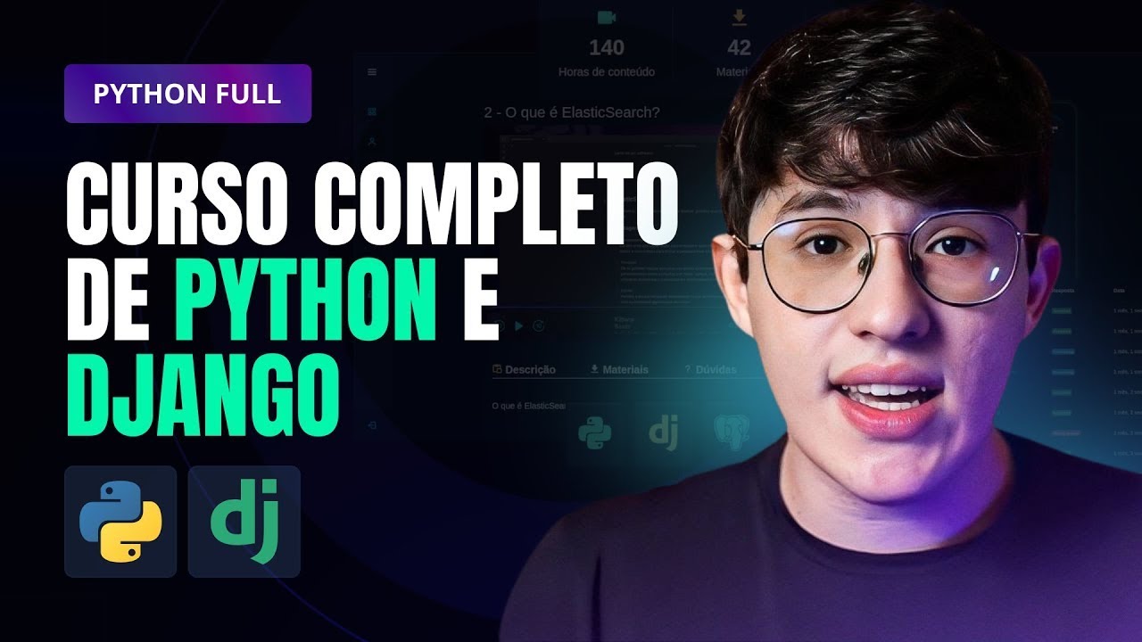 Curso completo de Python e Django com certificado do MEC