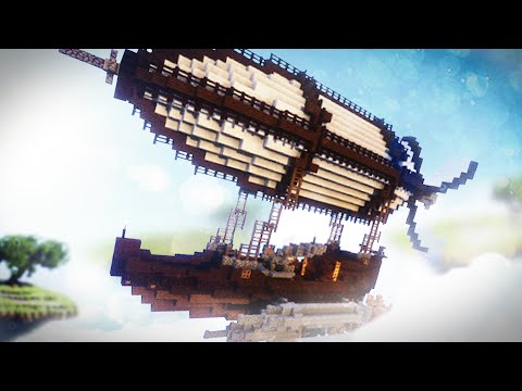 We're Flying High with Airships, Grappling Hooks and Floating Islands in Minecraft