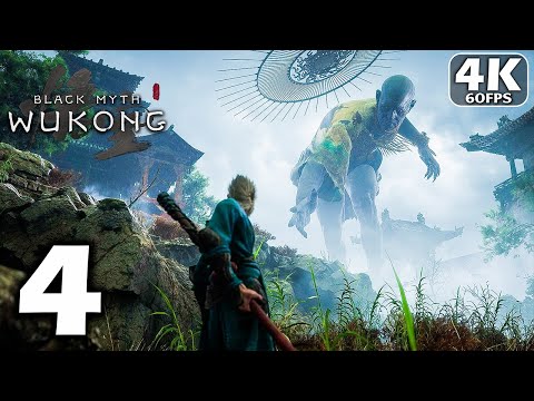 BLACK MYTH WUKONG Gameplay Walkthrough Part 4 FULL GAME [4K 60FPS RTX 4090] - No commentary