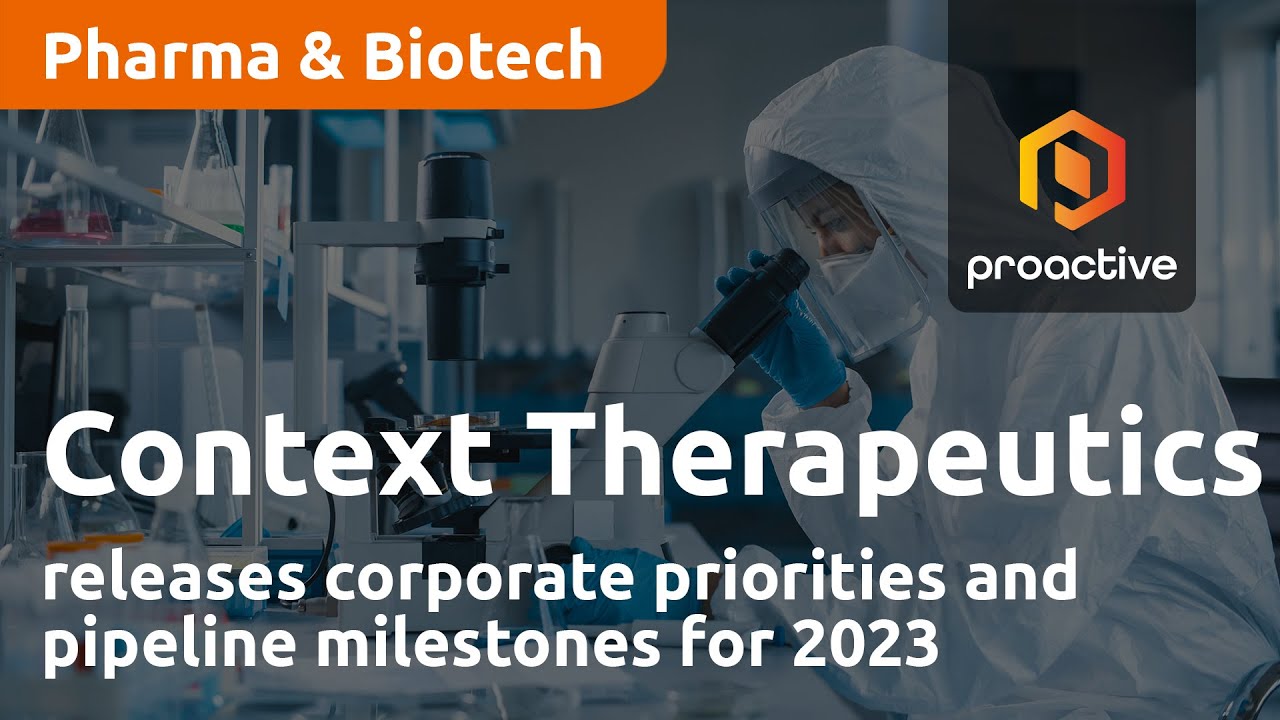 Context Therapeutics releases corporate priorities and pipeline milestones for 2023