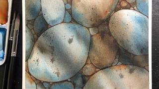 WATERCOLOR Pebbles 💦 relaxing painting process - 443