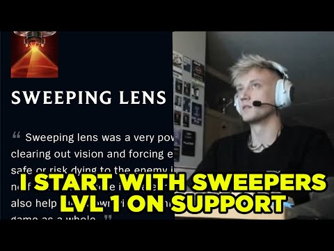 WHY START WITH SWEEPERS on SUPPORT LVL 1 - Rekkles clips