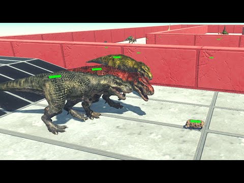 Impossible Maze - T-Rex Trio ARBS | Animal Revolt Battle Simulator